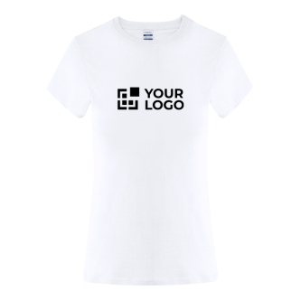 T-shirt en coton pour femme à manches courtes et col rond 150 g/m²
