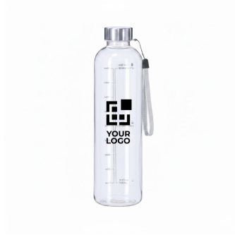 Gourde de sport en plastique sans BPA avec repère d’hydratation 1 L