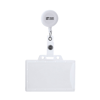 Tour de cou extensible avec porte-badge rigide et corde de 70cm
