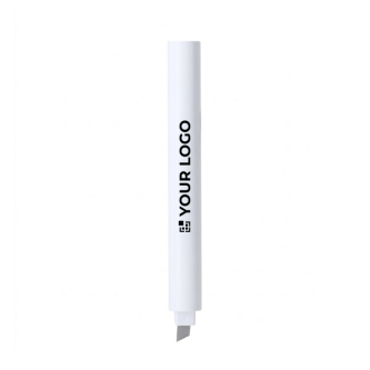 Stylo-cutter en plastique finition mate avec encre bleue