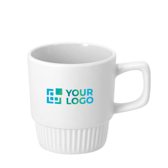Mug en céramique pour sublimation avec base biseautée 300 ml