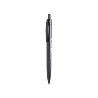 Stylo à bille en plastique, finition brillante, encre noire