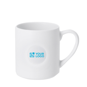 Tasse en céramique mate avec zone en relief pour marquage 350 ml