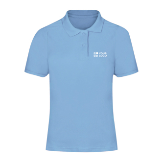 Polo femme 100 % coton piqué, manches courtes 180 g/m²