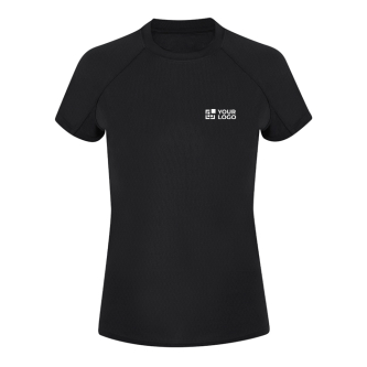 T-shirt technique femme manches courtes raglan polyester 135 g/m²