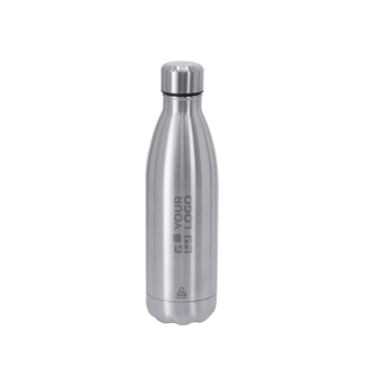 Gourde isotherme en inox recyclé avec bouchon assorti 500 ml