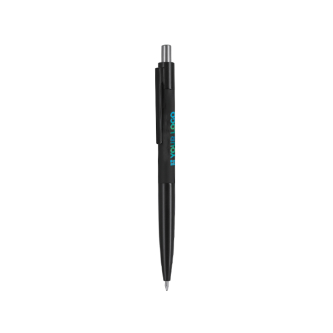 Stylo pointeur à bouton-poussoir avec marquage laser effet miroir