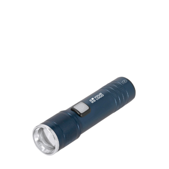 Lampe torche rechargeable en aluminium recyclé avec zoom extensible