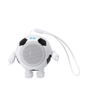 Enceinte dansante au design ballon de football avec anse de transport