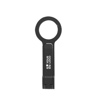 Support téléphone magnétique pliable, mousqueton et hauteur réglable