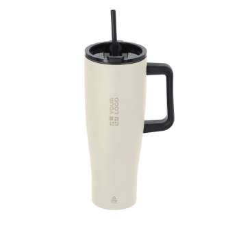 Gobelet isotherme en inox avec double système de boisson 1,2 L