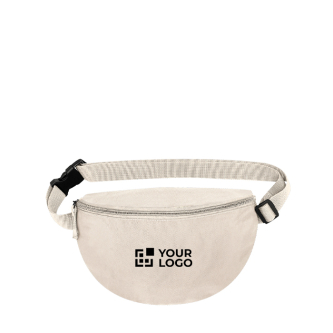 Sac banane en nylon avec sangle réglable et fermeture à clip 135 g/m²