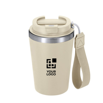 Gobelet thermique recyclé avec fermeture hermétique et anse 350ml
