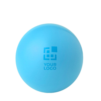 Balle anti-stress en PU brillante en plusieurs couleurs