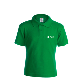 Polo promotionnel pour enfants 100% coton 180 g/m² Keya avec zone d'impression
