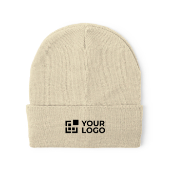 Bonnet en tricot extensible avec revers à personnaliser