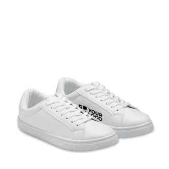 Chaussures légères en cuir synthétique avec semelle en caoutchouc