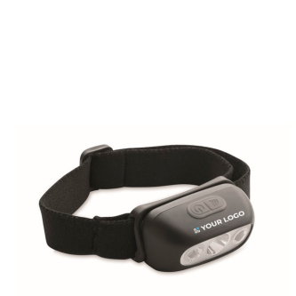 Lampe frontale rechargeable et ajustable avec 3 modes d’éclairage
