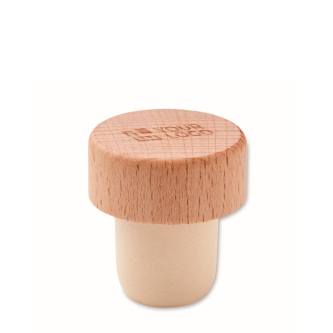 Bouchon idéal pour bouteilles de vin en bois de hêtre