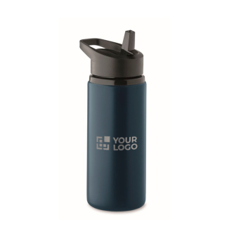Bouteille en acier inoxydable recyclé avec bec et anse 500 ml