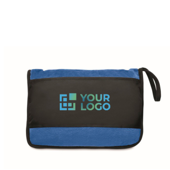 Couverture ou oreiller de voyage avec sangle pour trolley 220 g/m²
