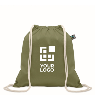 Sac en coton avec fermeture à cordon 180 g/m²