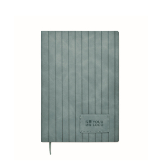 Carnet A5 à couverture souple cuir synthétique, pages lignées