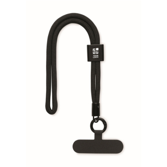 Bracelet en RPET ajustable pour téléphone portable, longueur 25 cm
