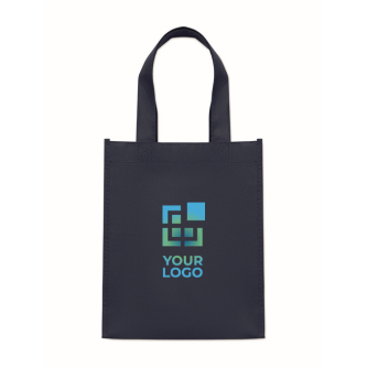 Petit sac en RPET de plusieurs coloris avec soufflet inférieur 80 g/m²