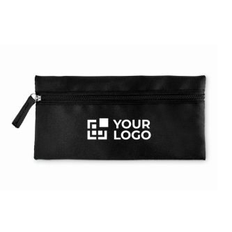 Trousse zippée en polyester RPET 300D