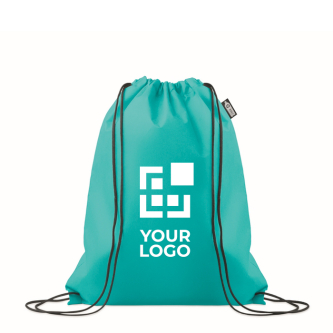 Sac à dos à cordons en RPET non tissé 80 g/m²