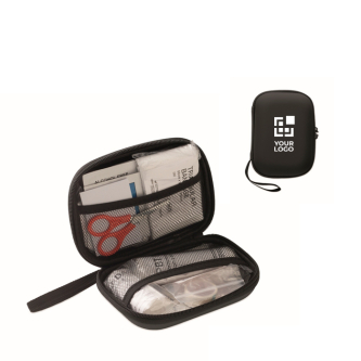 Trousse de premiers secours dans étui rigide en plastique
