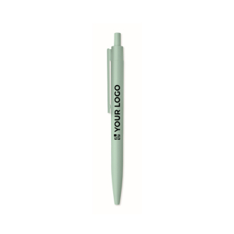 Stylo d’entreprise en plastique recyclé à encre bleue