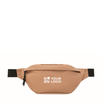 Sac banane en polyester RPET 600D avec fermetures éclair