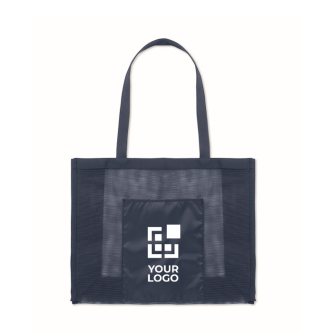 Sac de courses en maille RPET avec poche avant 20 L