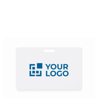 Porte-badge rigide pour tour de cou 54 x 86 mm