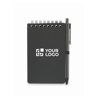 Carnet hydrofuge avec couverture en plastique et stylo