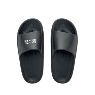 Tongs unisexes en plastique pour la plage et les événements