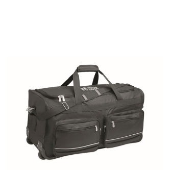 Sac trolley en RPET avec 2 roues et plusieurs poches