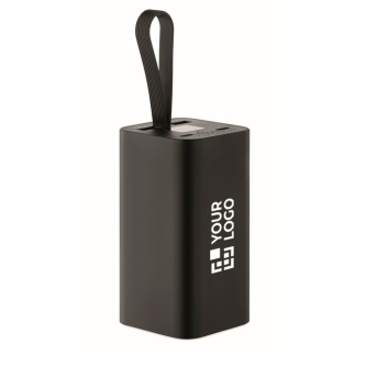 Batterie externe en aluminium recyclé avec indicateur 20 000 mAh