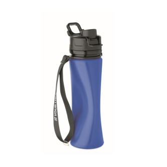 Gourde pliable en silicone avec bouchon et sangle élastique 500ml