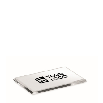 Cadre photo magnétique rectangulaire en acrylique pour réfrigérateur