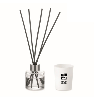Coffret aromatique avec diffuseur de parfum et bougie en cire végétale