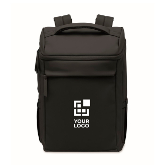 Sac à dos pour ordinateur en PU, doublure en RPET et compartiment 15''