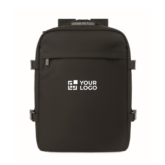 Sac à dos de voyage en polyester RPET avec compartiment pour PC 20 L