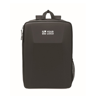 Sac à dos pour ordinateur en RPET 600D avec face avant rigide 15''