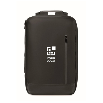 Sac à dos pour PC avec détails en PU et sangle pour trolley 15''
