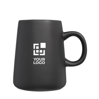 Mug en céramique en forme de carafe avec zone d'impression
