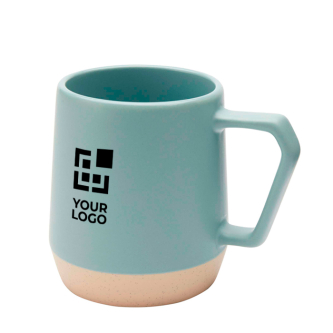 Tasse en céramique avec finition mate et base non émaillée 300 ml