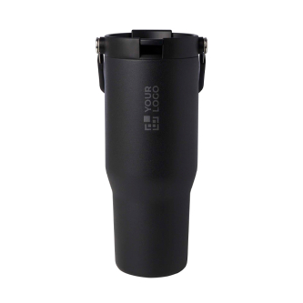 Gobelet en inox recyclé avec couvercle à double fonction 900 ml